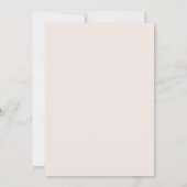 Invitation Mariage Monogramme minimal rose vif moderne élégan (Dos)