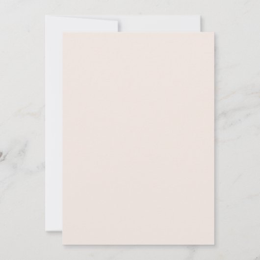 Invitation Mariage Monogramme minimal rose vif moderne élégan (Dos)