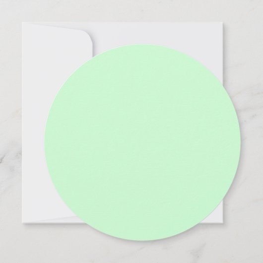 Invitation Mariage Monogramme rond Modèle (Dos)