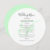 Invitation Mariage Monogramme rond Modèle (Devant / Derrière)