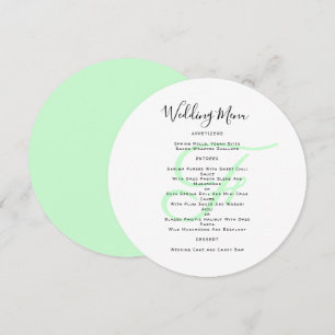 Invitation Mariage Monogramme rond Modèle