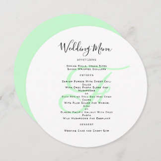 Invitation Mariage Monogramme rond Modèle