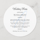 Invitation Mariage Monogramme rond Modèle de menu (Devant)
