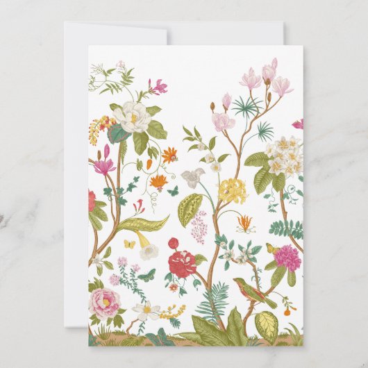 Invitation Mariage Monogramme vintage (Dos)