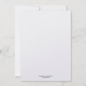 Invitation mariage monographique traditionnel de la bordure n (Dos)