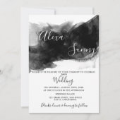 Invitation mariage moody-doison noir (Devant)
