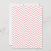 Invitation Mariage Motif Chic Zigzags (Dos)