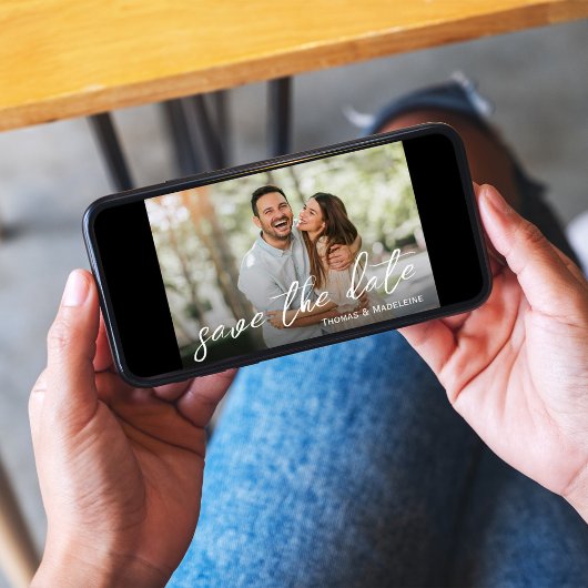 Invitation Mariage multi-Modèle photo Enregistrer la date