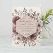 Invitation Mariage Murmure Éthéré de Bourgogne (Debout devant)