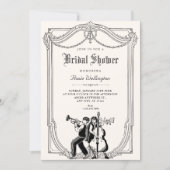 Invitation Mariage musical rétro (Devant)