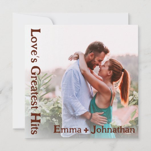 Invitation Mariage musical Retro Retro personnalisé (Devant)