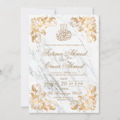 Invitation Mariage musulman musulman musulman musulman musulm (Devant)