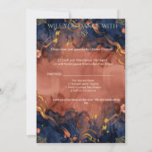 Invitation Mariage Mystique au Clair de Lune (Dos)