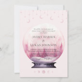 Invitation Mariage mystique de la lune de croissant (Devant)