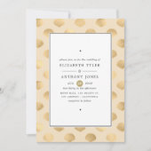 Invitation Mariage Naissant Doré (Devant)