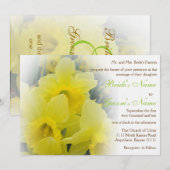 Invitation Mariage Narcisse (Devant / Derrière)