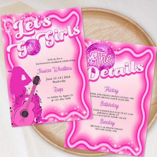 Invitation Mariage, Nashville Bachelorette, Bachelorette,
