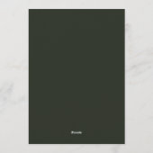 Invitation Mariage Nature Morte Baroque Claret (Dos)