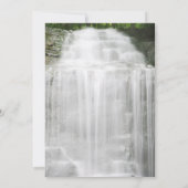 Invitation Mariage naturel de la cascade (Dos)