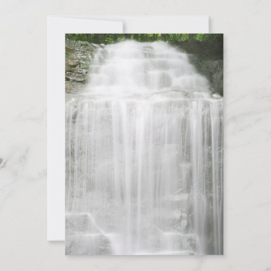 Invitation Mariage naturel de la cascade (Dos)