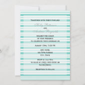 Invitation Mariage Nautique Bleu Bleu Bleu Bleu Bleu (Dos)