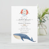 Invitation Mariage Nautique de la Baleine (Debout devant)