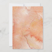 Invitation Mariage nautique Plage Sea Shell Flowers Rose Pc (Dos)