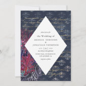 Invitation Mariage nautique vintage (Devant)