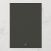 Invitation Mariage Navy Claret Clair-obscur (Dos)