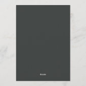 Invitation Mariage Navy Ochre Clair-obscur (Dos)