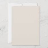 Invitation Mariage Navy Peach Bloom (Dos)