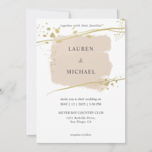 Invitation Mariage New Story White Rose (Devant)