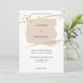 Invitation Mariage New Story White Rose (Debout devant)