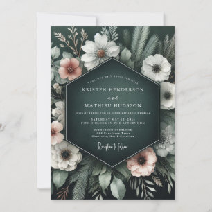 Invitation Mariage Nocturne au Teint Émeraude