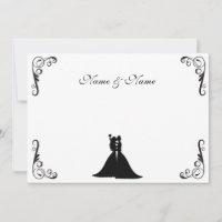 Invitation Mariage noir et blanc de la mari e lesbienne Zazzle.be