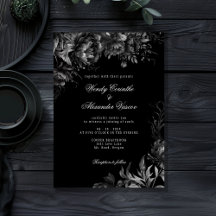 Mariage noir gothique classique