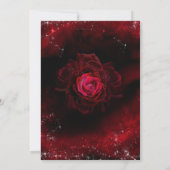 Invitation Mariage Noir Rouge et Blanc (Dos)