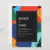 Invitation | Mariage | Nuit au musée (Devant)