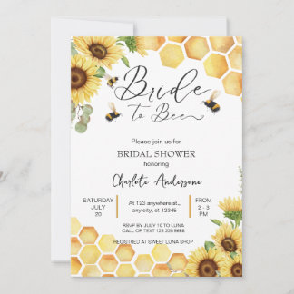 Invitation Mariage nuptial rustique de Sunflower