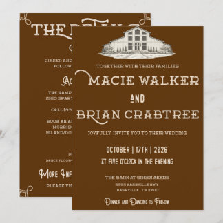 Invitation Mariage occidental