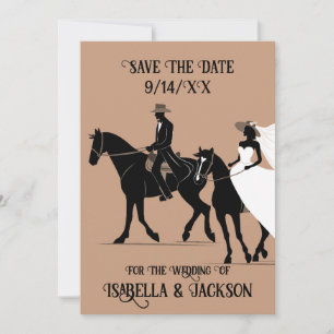 Invitation Mariage Occidental Enregistrer La Date