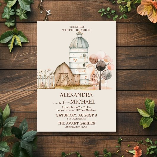 Invitation Mariage occidental officiel