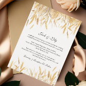 Invitation Mariage occidental rustique