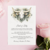 Invitation Mariage occidental rustique
