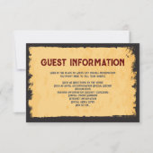 Invitation Mariage occidental rustique 🤠 Grunge Frame (Devant)