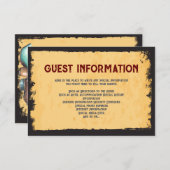 Invitation Mariage occidental rustique 🤠 Grunge Frame (Devant / Derrière)