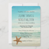 Invitation Mariage Ocean Beach (Devant)
