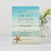 Invitation Mariage Ocean Beach (Debout devant)