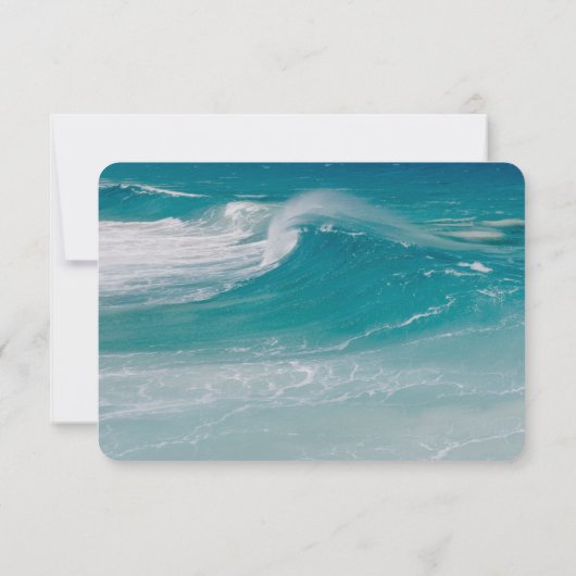 Invitation Mariage Ocean Beach RSVP (Dos)