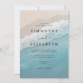 Invitation Mariage Ocean Sand Beach (Devant)